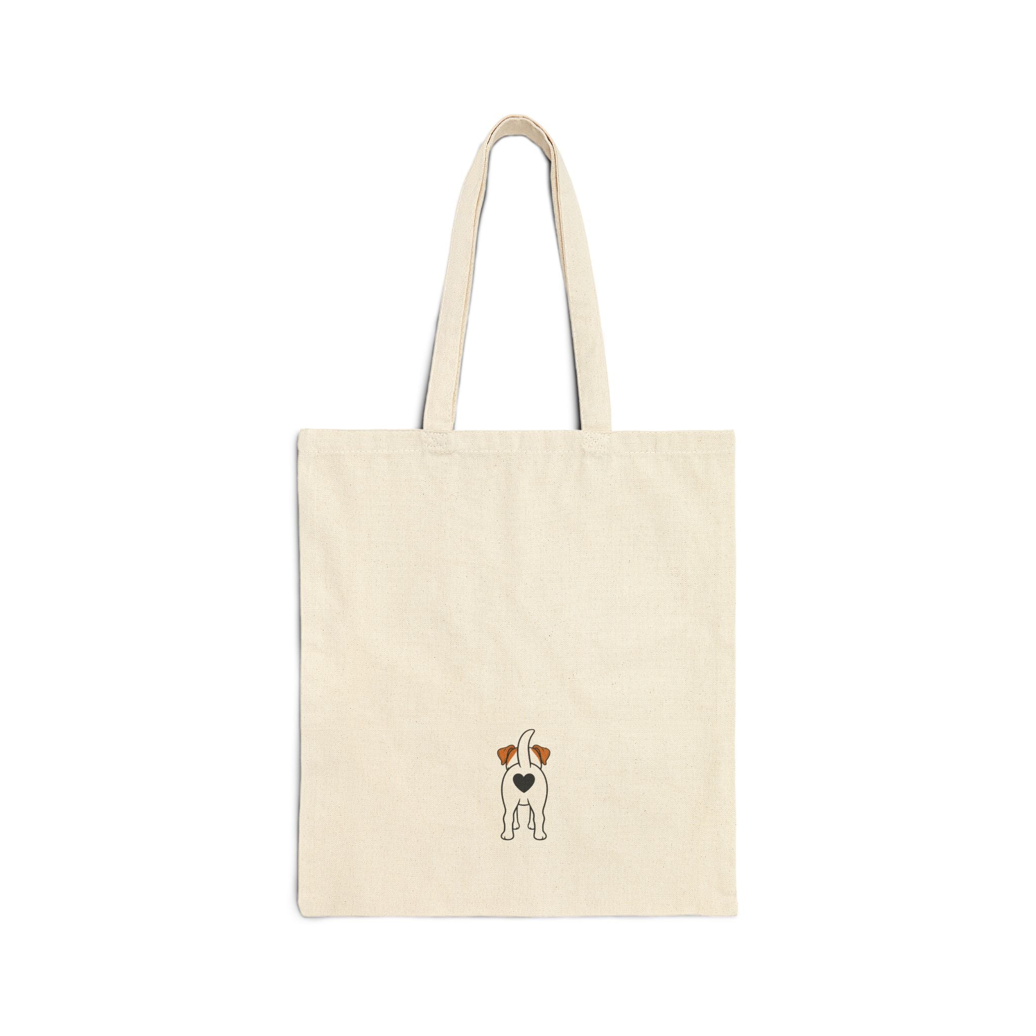 Jack Russell Canvas Tote | Cute JRT Puppy Bag | Jack Rascals