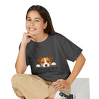 Kids Jack Russell T-Shirt | Peeking JRT Dog Tee | Jack Rascals