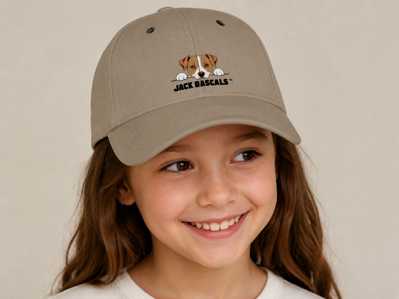 Kids Jack Russell Cap | Embroidered JRT Logo | Jack Rascals