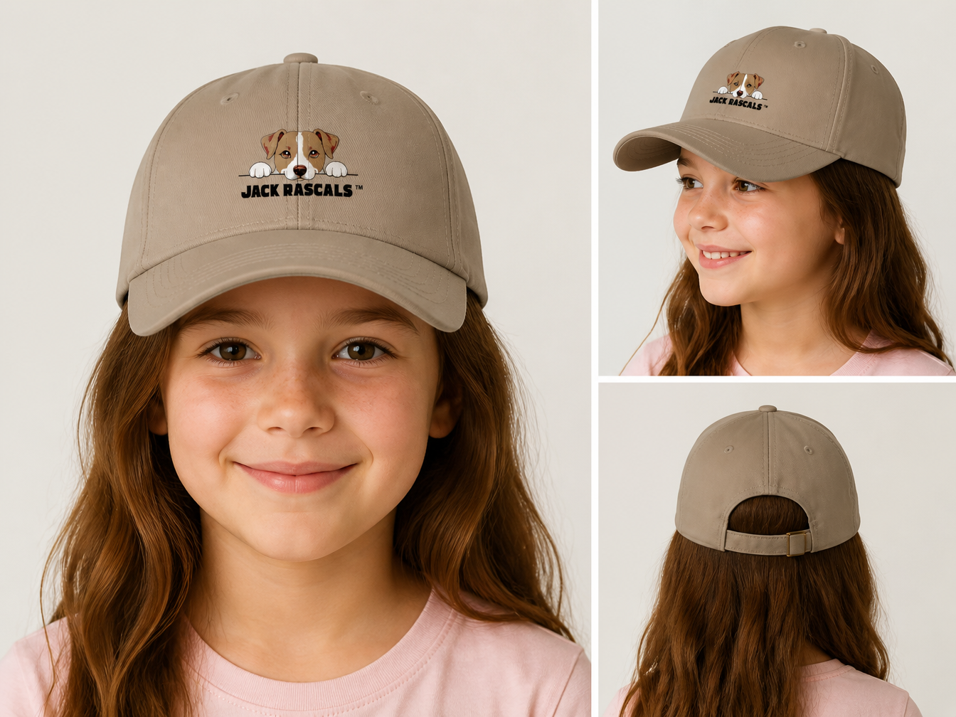 Kids Jack Russell Cap | Embroidered JRT Logo | Jack Rascals