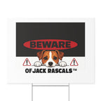 Beware of Jack Russell Yard Sign | Funny JRT Warning Sign | Jack Rascals