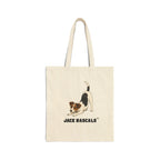 Jack Russell Canvas Tote | Cute JRT Puppy Bag | Jack Rascals