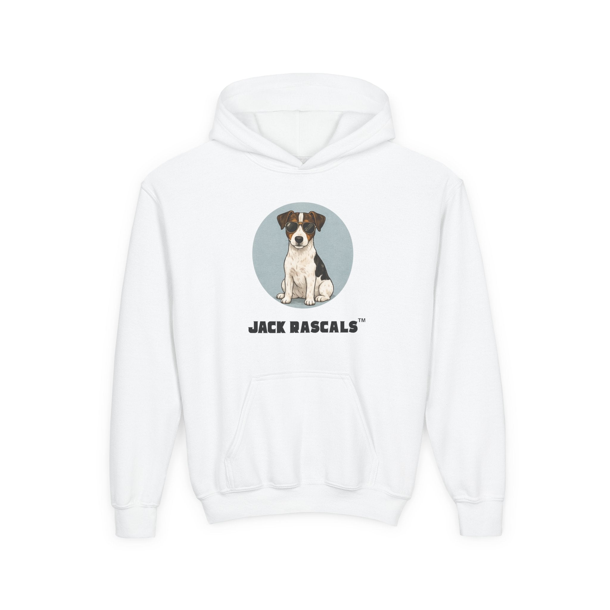 Kids Jack Russell Hoodie | Cute JRT Puppy Graphic | Jack Rascals