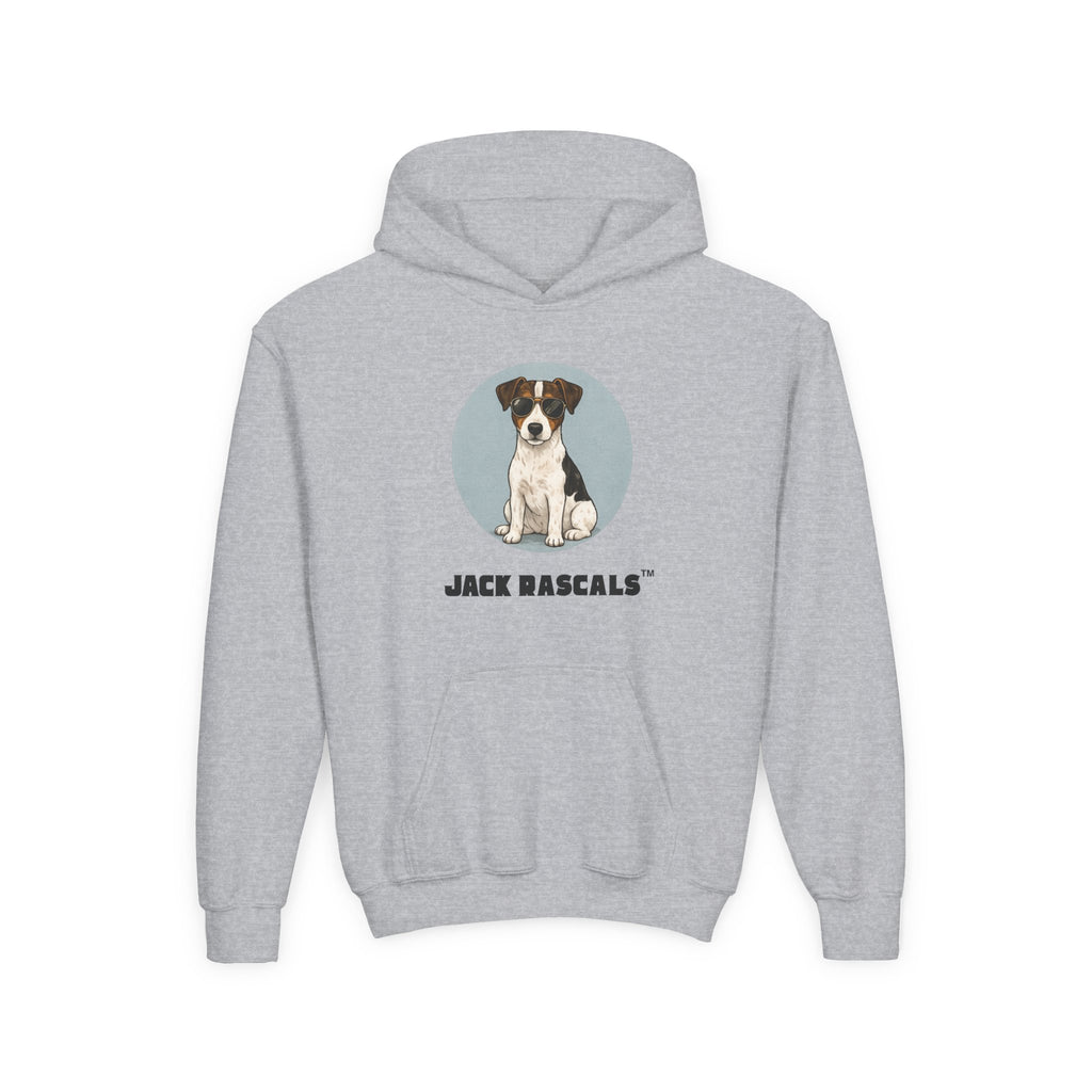 Kids Jack Russell Hoodie | Cute JRT Puppy Graphic | Jack Rascals
