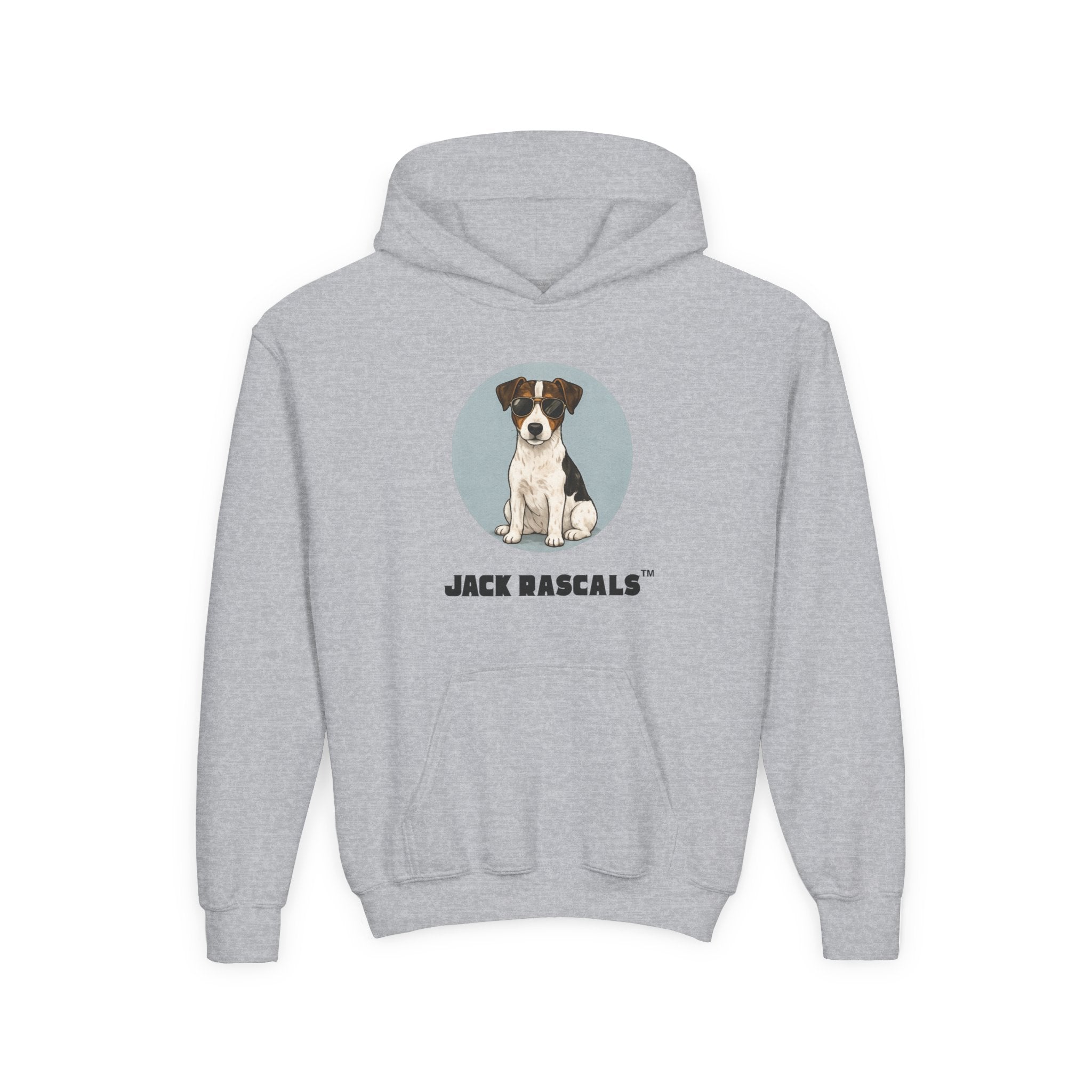 Kids Jack Russell Hoodie | Cute JRT Puppy Graphic | Jack Rascals