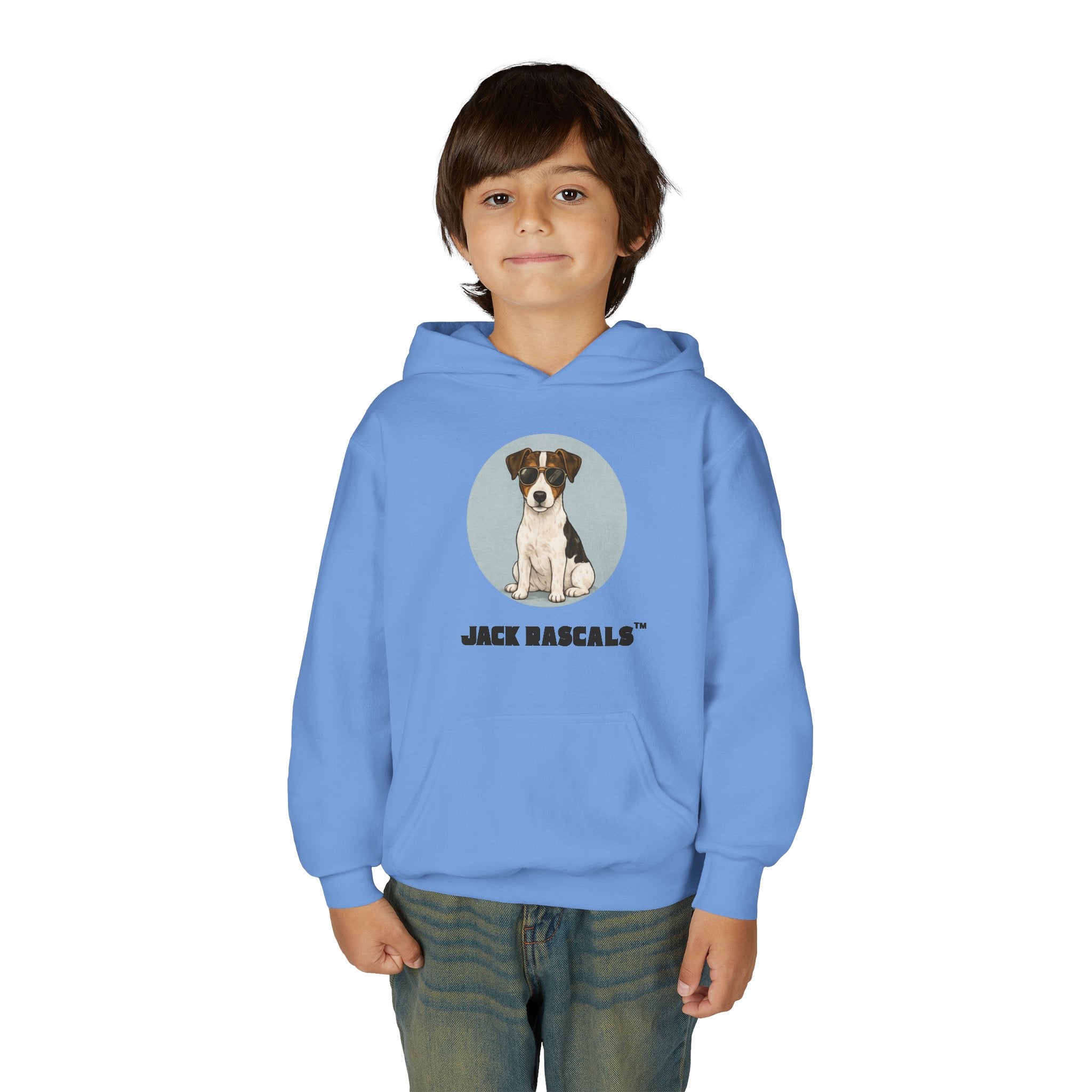 Kids Jack Russell Hoodie | Cute JRT Puppy Graphic | Jack Rascals