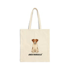 Jack Russell Tote Bag | Cotton Canvas JRT Shopper | Jack Rascals