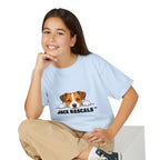 Kids Jack Russell T-Shirt | Peeking JRT Dog Tee | Jack Rascals
